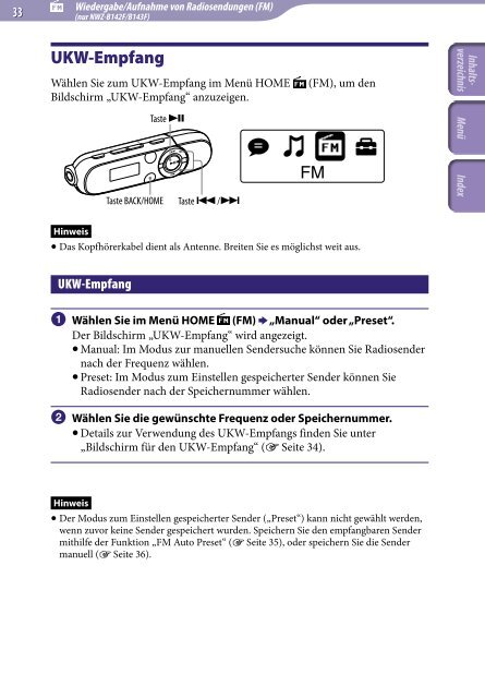 Sony NWZ-B142F - NWZ-B142F Istruzioni per l'uso Tedesco