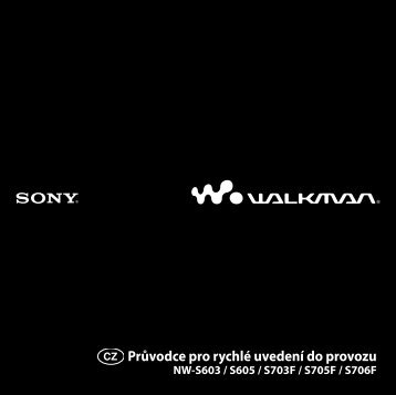 Sony NW-S706F - NW-S706F Istruzioni per l'uso Ceco