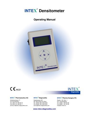 INTEX Densitometer - intex-diagnostika.com