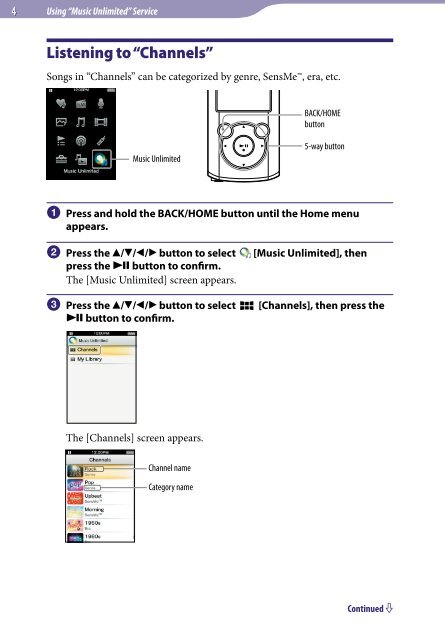 Sony NWZ-E465 - NWZ-E465 Istruzioni per l'uso Inglese