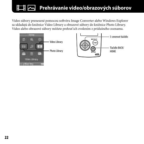 Sony NW-A808 - NW-A808 Istruzioni per l'uso Slovacco