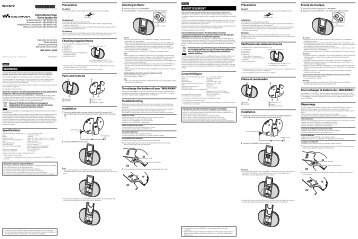Sony NWZ-E443K - NWZ-E443K Istruzioni per l'uso Francese