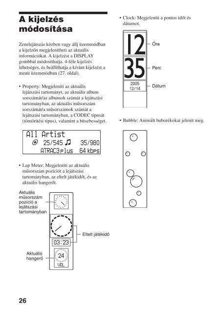 Sony NW-E405 - NW-E405 Istruzioni per l'uso Ungherese