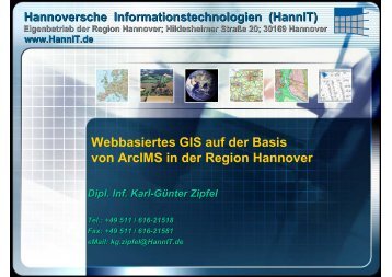 Webbasiertes GIS in der Region Hannover - IAPG