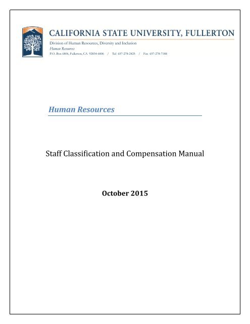 Csu Salary Schedule 2022 Human Resources Staff Classification And Compensation Manual