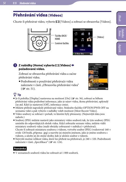 Sony NWZ-E443 - NWZ-E443 Istruzioni per l'uso Ceco