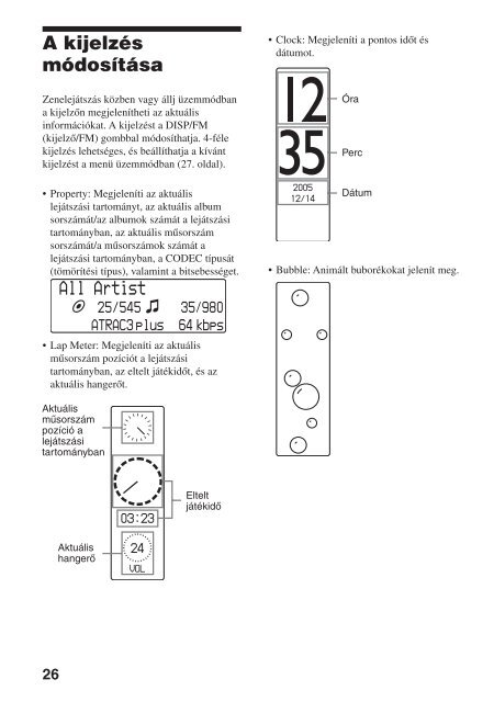 Sony NW-E503 - NW-E503 Istruzioni per l'uso Ungherese