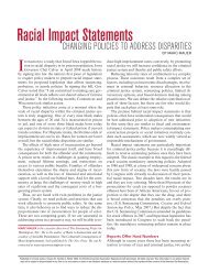 Racial Impact Statements - The Sentencing Project