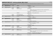 EMBRAER EMB-190 - Lista de produção (Não oficial)