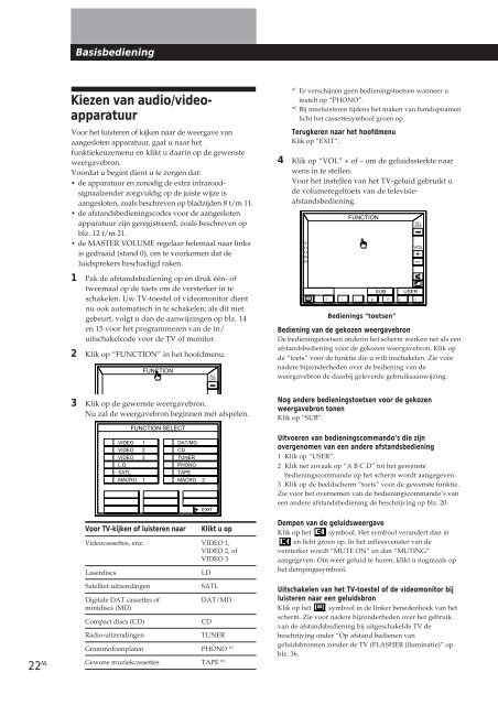 Sony TA-VE800G - TA-VE800G Istruzioni per l'uso Svedese