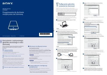 Sony SA-NS300 - SA-NS300 Guida di configurazione rapid Polacco