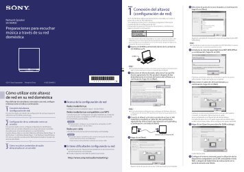 Sony SA-NS400 - SA-NS400 Guida di configurazione rapid Spagnolo