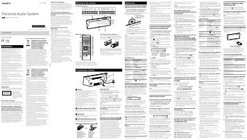 Sony CMT-BT60 - CMT-BT60 Istruzioni per l'uso Spagnolo