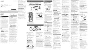 Sony CMT-BT60B - CMT-BT60B Istruzioni per l'uso Turco