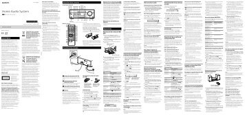 Sony CMT-SBT100 - CMT-SBT100 Istruzioni per l'uso Spagnolo