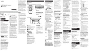 Sony CMT-X5CDB - CMT-X5CDB Istruzioni per l'uso Serbo