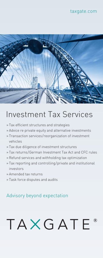 TAXGATE - Investment Tax Services