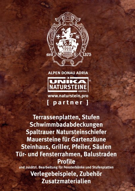 Aussengestaltung Naturstein 2016