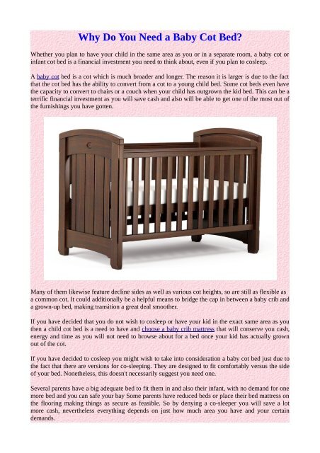 Does a baby hotsell need a crib