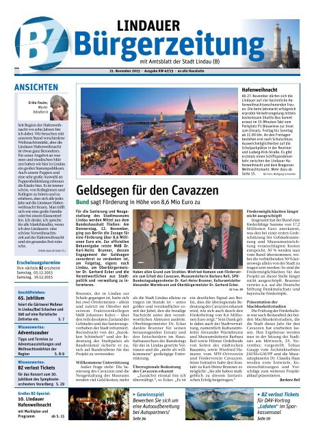 21.11.2015 Lindauer Bürgerzeitung