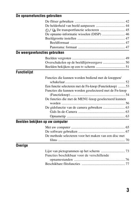 Sony SLT-A57 - SLT-A57 Istruzioni per l'uso Olandese