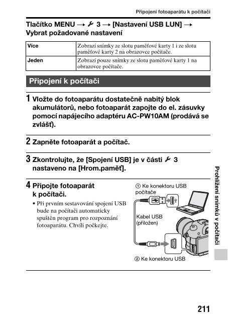 Sony SLT-A99V - SLT-A99V Istruzioni per l'uso Ceco