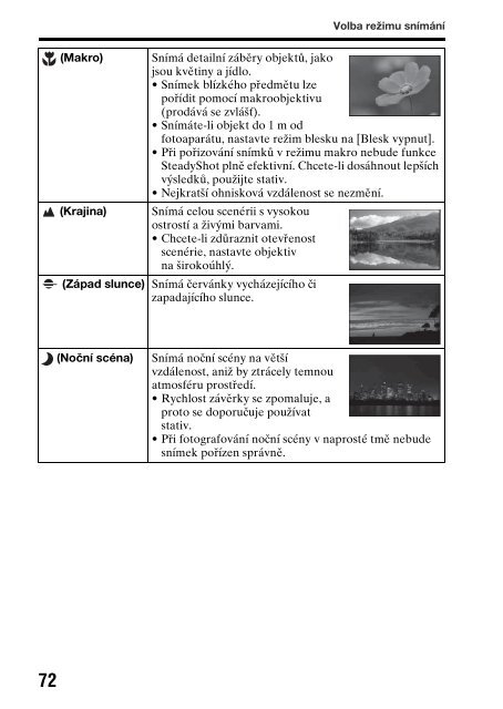 Sony SLT-A99V - SLT-A99V Istruzioni per l'uso Ceco