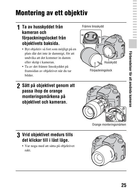 Sony SLT-A58Y - SLT-A58Y Istruzioni per l'uso Svedese