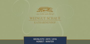 WEINGUT SCHAUF