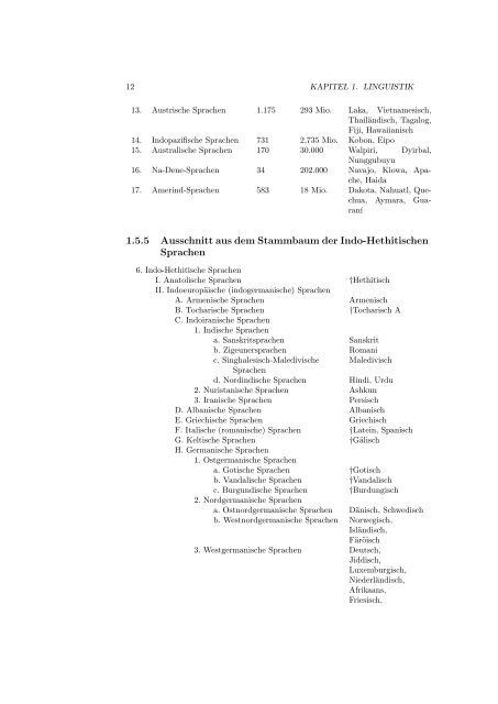 Einführung in die Linguistik