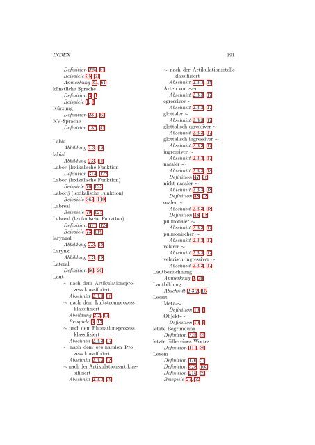 Einführung in die Linguistik