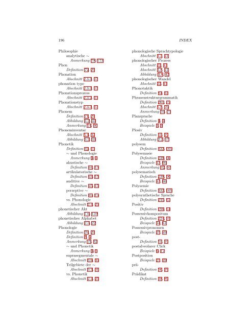 Einführung in die Linguistik