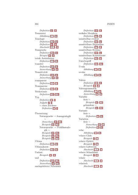 Einführung in die Linguistik