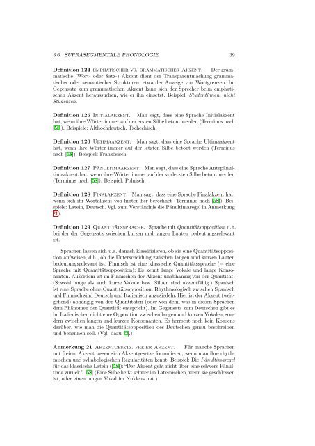 Einführung in die Linguistik