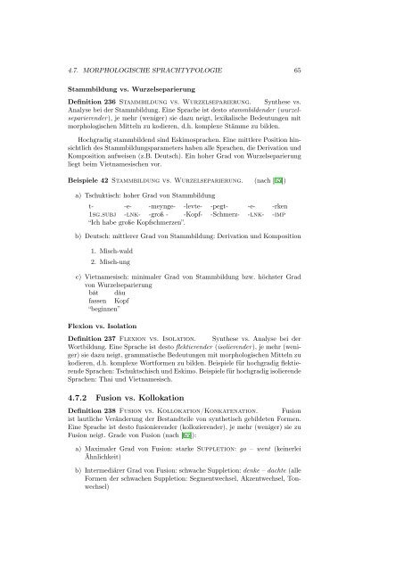 Einführung in die Linguistik