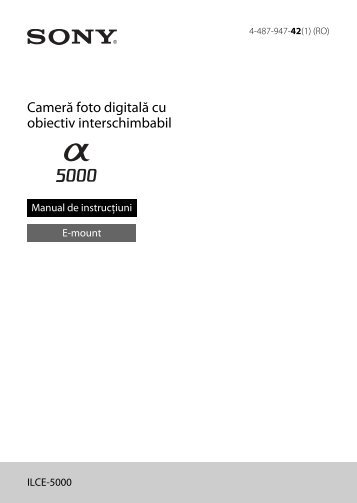 Sony ILCE-5000L - ILCE-5000L  Rumeno