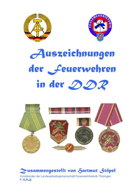 2014_Stöpel - Thüringen_Auszeichnungen Fw der DDR