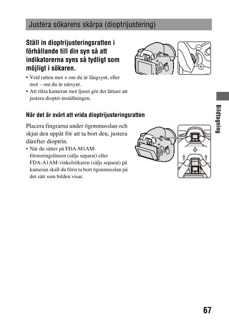 Sony DSLR-A330 - DSLR-A330 Istruzioni per l'uso Svedese