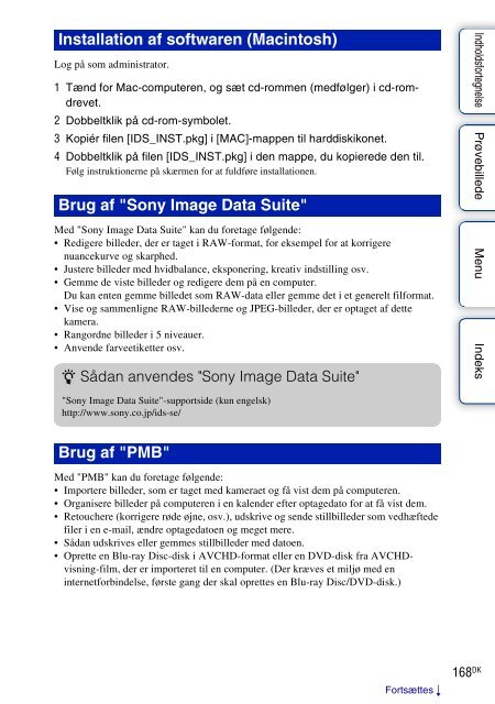 Sony NEX-5NY - NEX-5NY Istruzioni per l'uso Danese