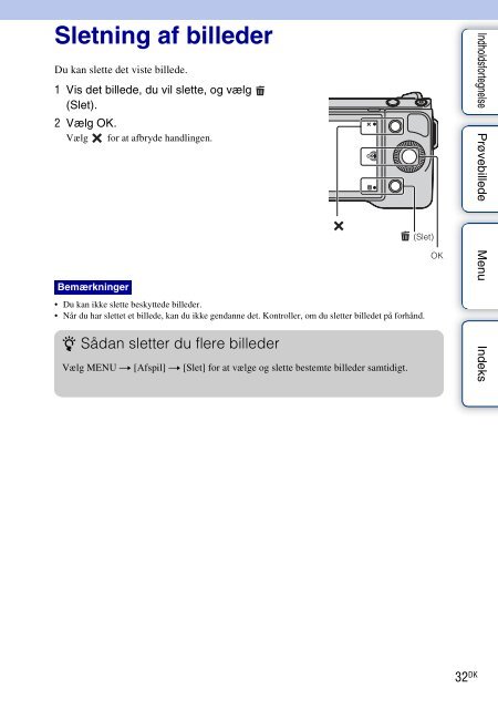 Sony NEX-5NY - NEX-5NY Istruzioni per l'uso Danese