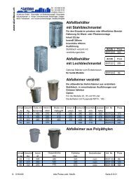 Abfalleimer und Aschenbecher