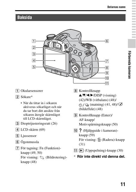 Sony SLT-A57M - SLT-A57M Istruzioni per l'uso Svedese