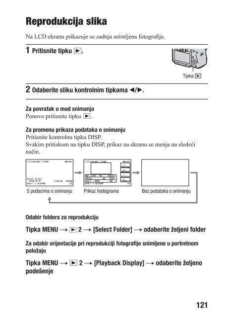 Sony SLT-A55L - SLT-A55L Istruzioni per l'uso Serbo