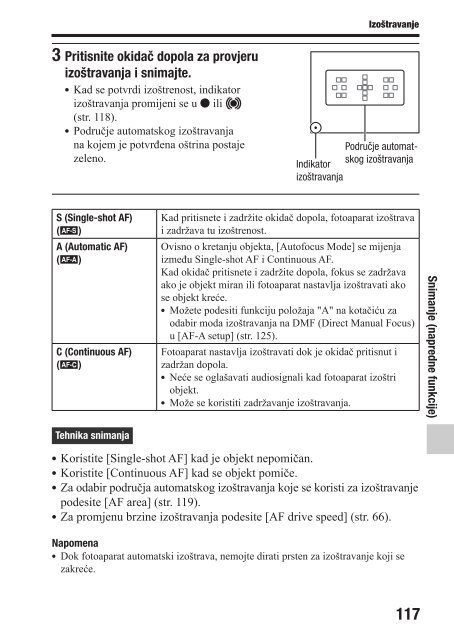 Sony SLT-A77L - SLT-A77L Istruzioni per l'uso Croato