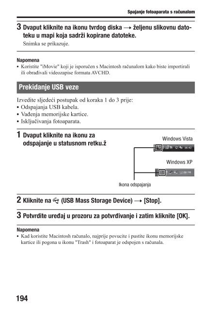 Sony SLT-A77L - SLT-A77L Istruzioni per l'uso Croato