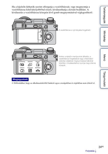 Sony NEX-6Y - NEX-6Y Istruzioni per l'uso Ungherese