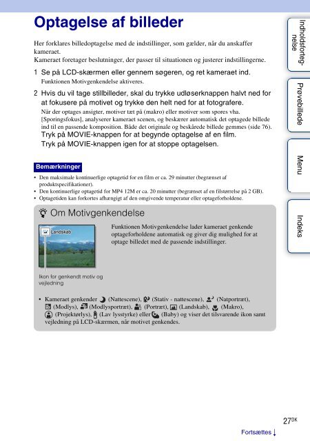 Sony ILCE-3000 - ILCE-3000 Guida all&rsquo;uso Danese