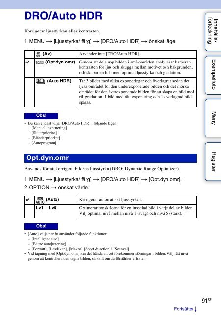Sony NEX-3NY - NEX-3NY Istruzioni per l'uso Svedese