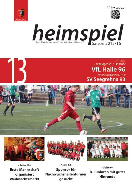 heimspiel 2015/16 - 13. Spieltag