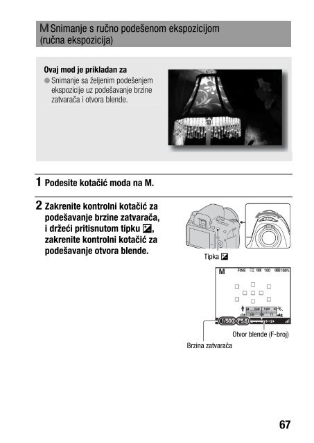 Sony DSLR-A500L - DSLR-A500L Istruzioni per l'uso Croato